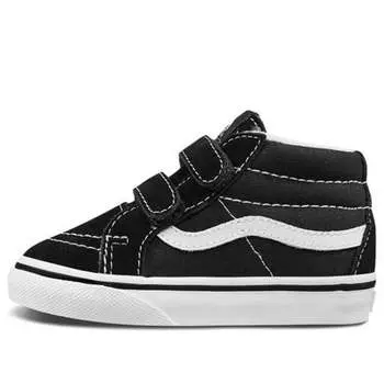 Кроссовки sk8-mid reissue velcro 'black' Vans, черный