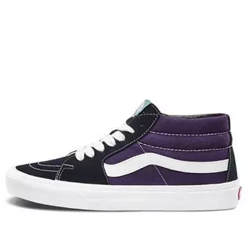 Кроссовки sk8-mid white purple Vans, фиолетовый