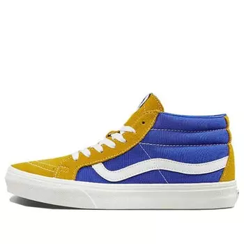 Кроссовки sk8-mid yellow blue splicing 'yellow blue' Vans, желтый