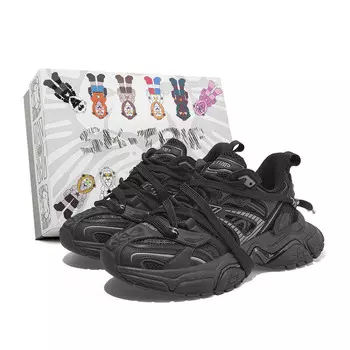 Кроссовки SK.TRIP Crossbow Series Chunky Sneakers Unisex Low-top, цвет Phantom Gray (Graffiti)
