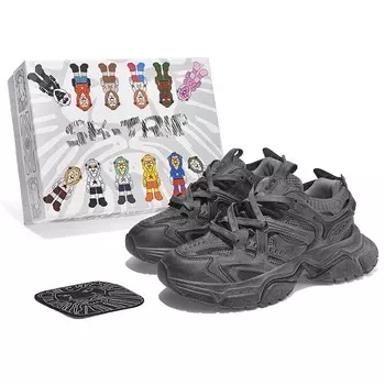 Кроссовки SK.TRIP Crossbow Series Chunky Sneakers Unisex Low-top Phantom Grey Wipe Dirty, серый