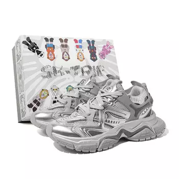 Кроссовки SK.TRIP Crossbow Series Chunky Sneakers Unisex Low-top, цвет Phantom Gray