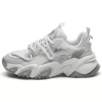 Кроссовки SK.TRIP Hurricane Series Chunky Sneakers Unisex Low-top Vintage White, белый