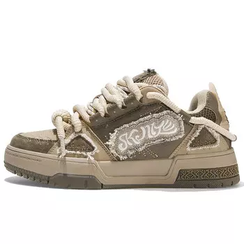 Кроссовки SK.TRIP Skateboarding Shoes Unisex Low-top, цвет Phantom Gray