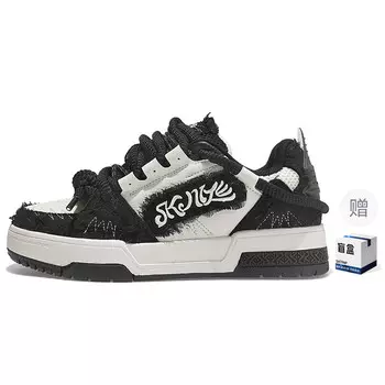 Кроссовки SK.TRIP Skateboarding Shoes Unisex Low-top, цвет Panda Black