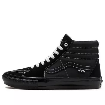 Кроссовки skate classics sk8-hi retro skateboarding shoes black Vans, черный