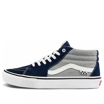 Кроссовки skate grosso mid 'dress blues drizzle' Vans, синий