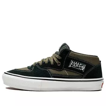 Кроссовки skate half cab 'scarab military' Vans, черный