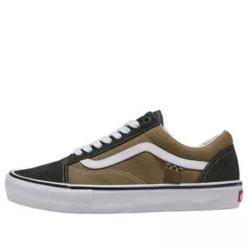 Кроссовки skate old skool 'gothic olive' Vans, зеленый