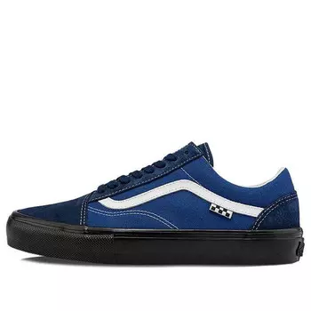 Кроссовки skate old skool vcu sneakers black/blue Vans, синий