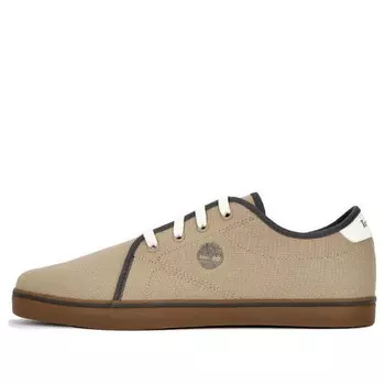 Кроссовки skate park leather oxford 'light brown' Timberland, коричневый