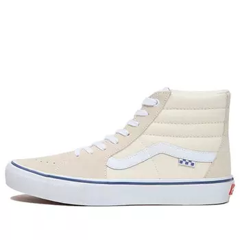 Кроссовки skate sk8-hi 'checkerboard - off-white' Vans, хаки
