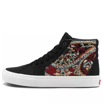 Кроссовки skate sk8-hi 'paisley' Vans, черный