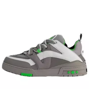 Кроссовки skate sneakers 'grey green' Louis Vuitton, серый