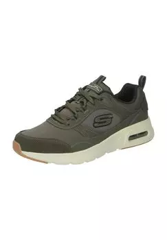 Кроссовки Skech-Air Court - Homegrown, кожа, сетка, мужские SKECHERS, цвет Olv