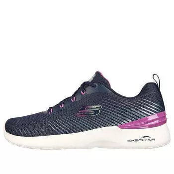 Кроссовки skech-air dynamight 'black purple' Skechers, черный