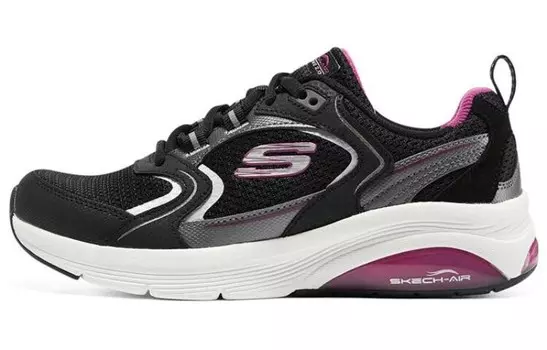 Кроссовки Skech-Air Extreme Lifestyle женские с низким верхом черного, фиолетового, белого, серого цветов Skechers