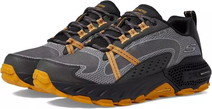 Кроссовки SKECHERS 3-D Max Protect, цвет Gray/Yellow