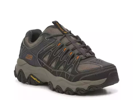 Кроссовки Skechers Afterburn 2.0 — мужские, серо-коричневый/угольный/черный