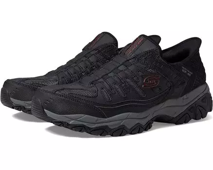 Кроссовки SKECHERS Afterburn M. Fit Ridgeburn Hands Free Slip-Ins, цвет Black/Charcoal