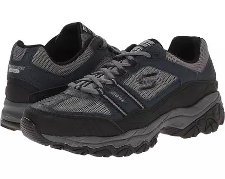 Кроссовки SKECHERS Afterburn M. Fit Strike Off, цвет Navy/Gray