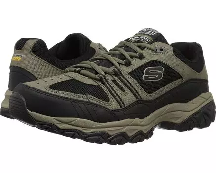 Кроссовки SKECHERS Afterburn M. Fit Strike Off, цвет Pebble/Black