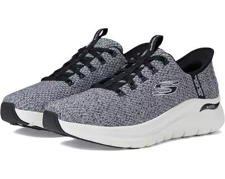 Кроссовки SKECHERS Arch Fit 2.0 Look Ahead Hands Free Slip-In, цвет White/Black