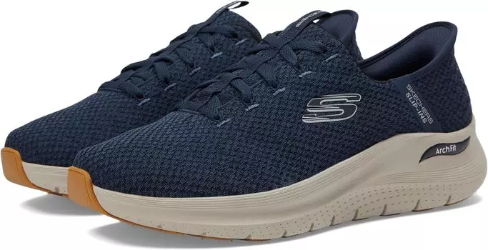 Кроссовки SKECHERS Arch Fit 2.0 Look Ahead Hands Free Slip-In, темно-синий