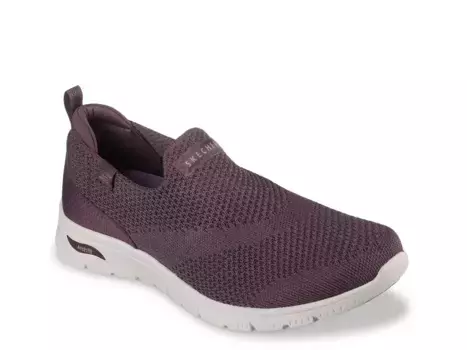 Кроссовки Skechers Arch Fit 2.0 Refine Cascade Slip-On — женские, бордовые