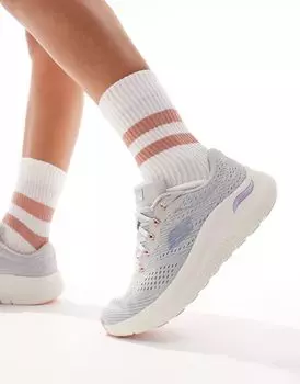 Кроссовки Skechers Arch fit 2.0 – светло-серого цвета