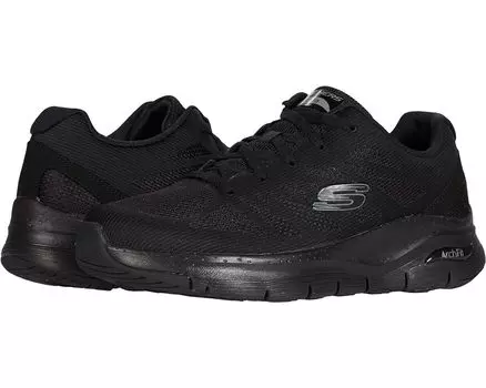 Кроссовки SKECHERS Arch Fit Charge Back, цвет Black/Black