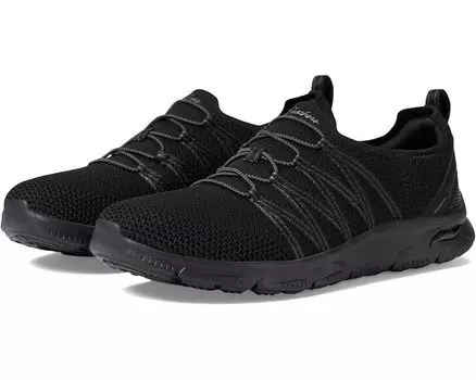 Кроссовки SKECHERS Arch Fit Sunny - Creative Pass, черный