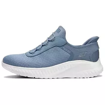 Кроссовки Skechers Bob"s Lifestyle Shoes Women's Low-top Dark Gray-blue, голубой