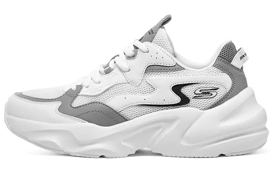 Кроссовки Skechers BOBS BAMINA 2 Lifestyle Shoes Women's Low-top White/Gray, белый/серый