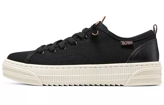 Кроссовки Skechers Bobs Skateboarding Shoes Women's Low-top Black, черный