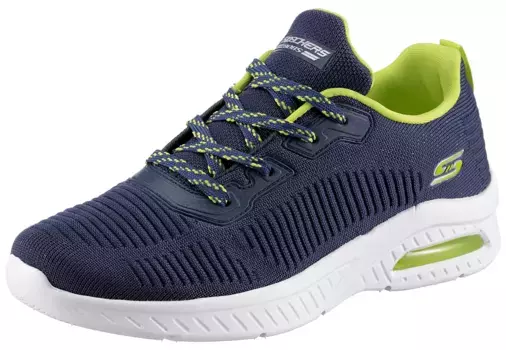 Кроссовки Skechers "BOBS SQUAD CHAOS AIR", с мягкой кромкой голенища, повседневная обувь, полуботинки, туфли на шнуровке, цвет морской волны