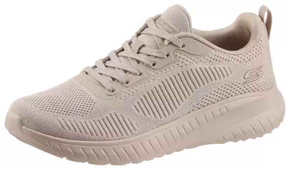 Кроссовки Skechers "BOBS SQUAD CHAOS FACE OFF", с удобной стелькой, повседневная обувь, полуботинки, туфли на шнуровке, бежевый