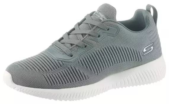 Кроссовки Skechers "Bobs Squad - Tough Talk", с узором Skech-Knit, повседневная обувь, полуботинки и туфли на шнуровке, зеленый