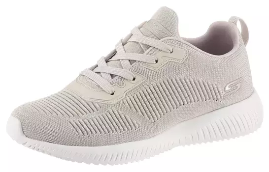 Кроссовки Skechers "Bobs Squad - Tough Talk", с узором Skech-Knit, повседневная обувь, полуботинки и туфли на шнуровке, цвет Natur