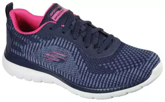 Кроссовки Skechers "BOUNTIFUL-PURIST", в трикотажном исполнении, повседневная обувь, полуботинки, туфли на шнуровке, цвет морской волны
