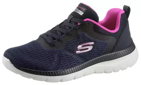Кроссовки Skechers "BOUNTIFUL - QUICK PATH", с мягкой стелькой, повседневная обувь, полуботинки, туфли на шнуровке, цвет морской волны