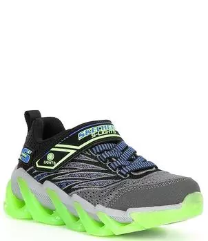 Кроссовки Skechers Boys' S Lights Mega-Surge Lighted (Молодежные), черный