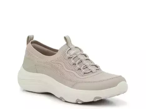 Кроссовки Skechers Breathe Easier Slip-On — женские, серо-коричневые
