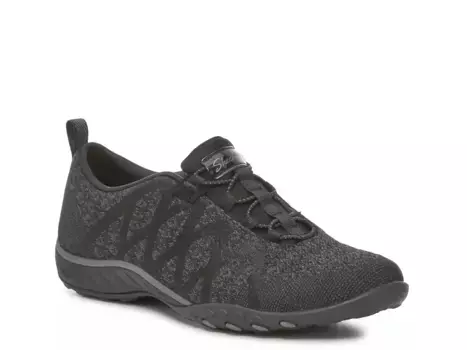 Кроссовки Skechers Breathe Easy Infi-Knity Slip-On — женские, черные