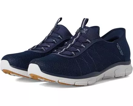 Кроссовки SKECHERS Brilliance - Night Shift Hands Free Slip-Ins, темно-синий