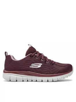 Кроссовки Skechers, бургундия