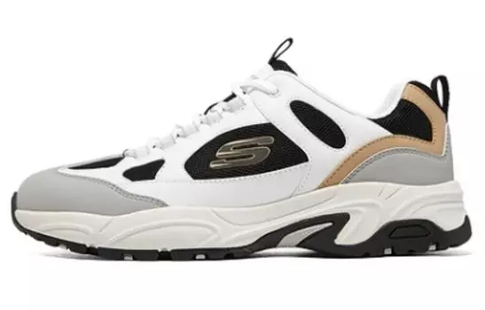 Кроссовки Skechers Chunky Sneakers Men Low-top Black/Gold, черный/золотой