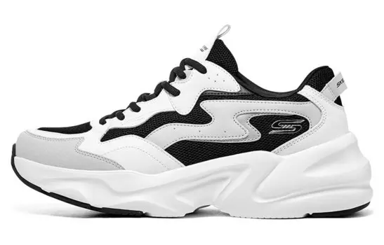 Кроссовки Skechers Chunky Sneakers Men Low-top Black/White, черный/белый
