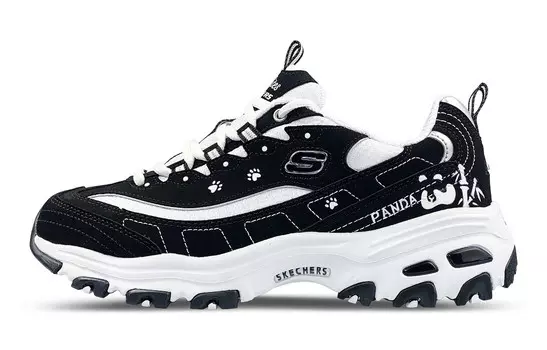 Кроссовки Skechers Chunky Sneakers Women's Low-top Black/white, черный
