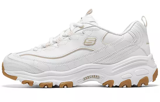 Кроссовки Skechers Chunky Sneakers Women's Low-top White/Yellow, белый/желтый